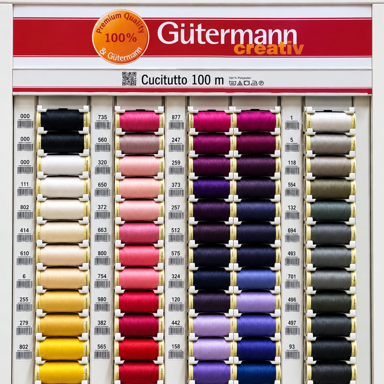 Espositore di rocchetti di filo da cucito Gütermann